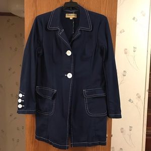 Navy/white Libertine coat size XL